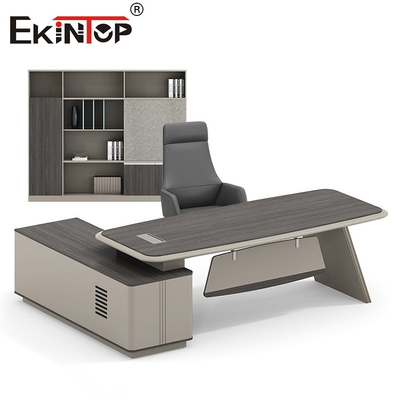 Pabrik Perabot Kantor Kayu Padat Meja Kantor Modern Meja
