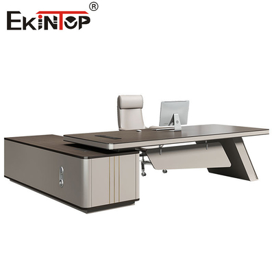 Pabrik Perabot Kantor Kayu Padat Meja Kantor Modern Meja