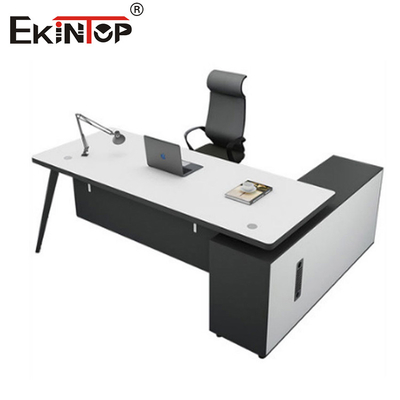 Desk Office Eksekutif Gaya Komersial Sampel Desk Kayu