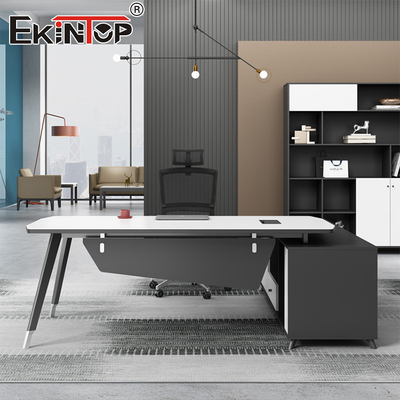 Meja Kantor Eksekutif yang dirancang khusus MDF Meja Meja Meja