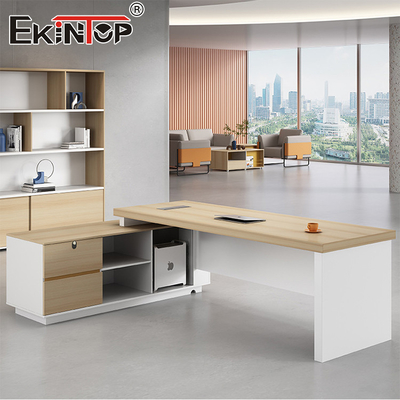 Custom Modern Style Walnut Meja Kantor Kayu Semua Meja Modern