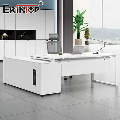 Meja Kantor Gaya Komersial Putih Kayu Meja Rapat Semua Meja Modern