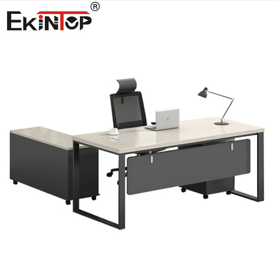 Pemesanan Meja Kantor Eksekutif berbentuk L untuk Ruang Kerja Modern