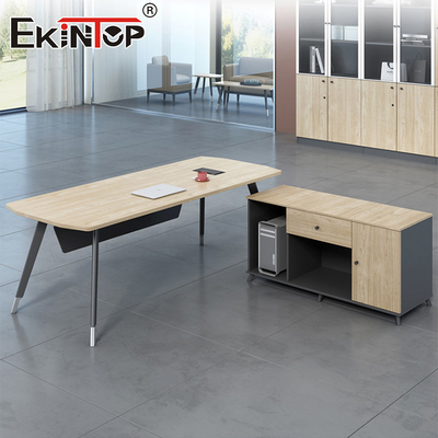 Diskon Modern Style Kantor Meja Contoh Meja Eksekutif dengan laci