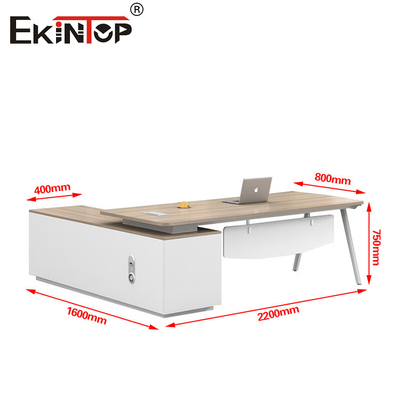 Meja Kantor Gaya Industrial Meja Buatan Khusus dengan Bahan Kayu