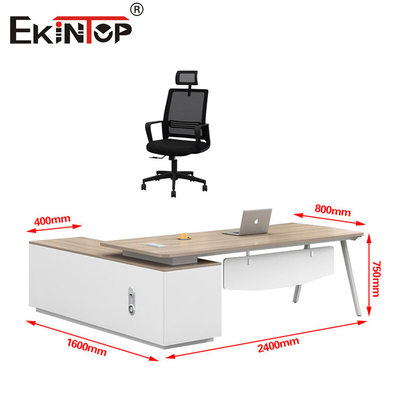 Meja Kantor Gaya Industrial Meja Buatan Khusus dengan Bahan Kayu