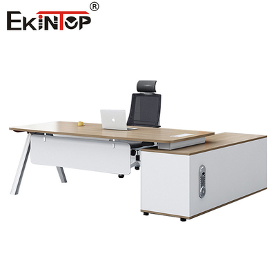 Meja Kantor Ergonomis Meja Eksekutif Meja Gaya Modern Buatan Khusus