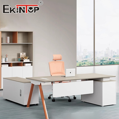 Meja Kantor Modern Meja Kantor Eksekutif Ergonomis Meja Meja Modular Kayu