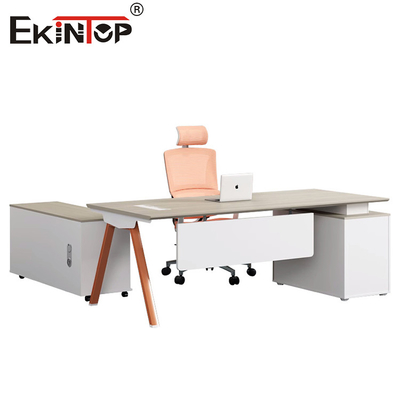Gaya Minimalis Kantor Putih Meja penyimpanan Lemari Meja Modular