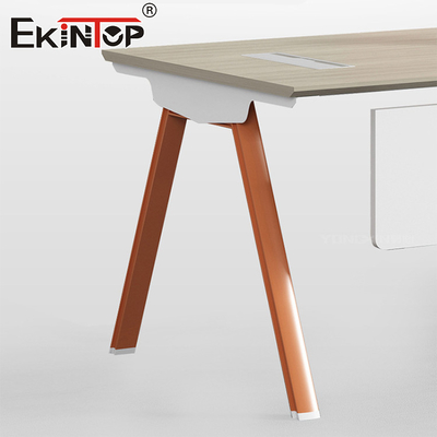 Furnitur Kantor Gaya Komersial Set Meja Kantor Furnitur Meja Modular