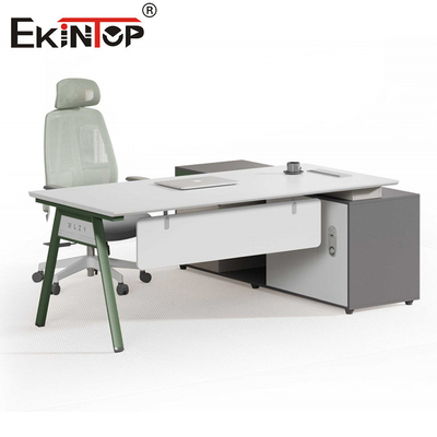 Modern Style L-Bentuk Meja Kantor Meja Kantor Modular Meja