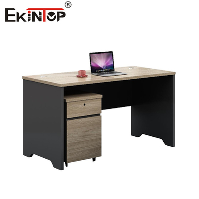 Meja Kantor Dengan Lemari Sisi Bahan Kayu Perabot Meja Modular