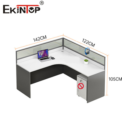 Kantor Furnitur Pabrik Meja Kantor Putih Gaya Modern Meja Meja Kecil