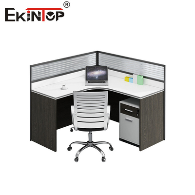 Gaya Minimalis Single Workstation Desain Meja Kantor Meja kecil