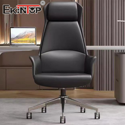 Kursi Kantor Kulit Custom Furniture Ergonomic Drafting Chair