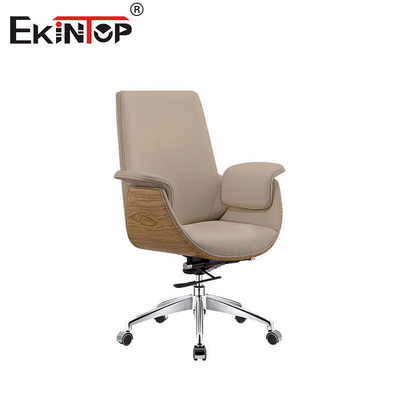 Kursi Kantor Kulit Ergonomis Dengan Tinggi yang Bisa Disesuaikan Kursi Meja Kantor Rumah