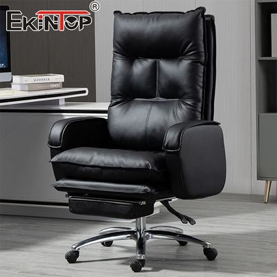 Desain Baru Kursi Kantor Kulit Punggung Tinggi Furnitur Kursi Meja Kantor Rumah
