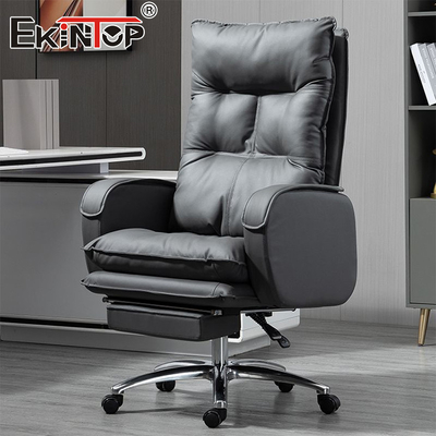 Desain Baru Kursi Kantor Kulit Punggung Tinggi Furnitur Kursi Meja Kantor Rumah