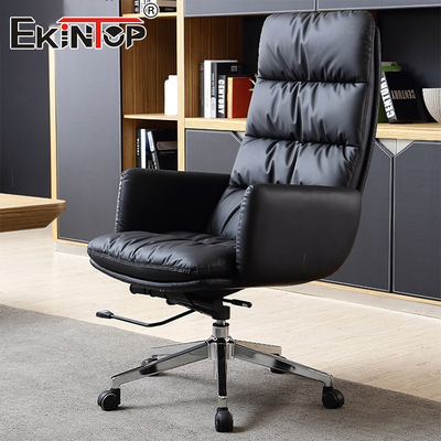 Harga Pabrik Set Furnitur Kursi Kulit Eksekutif Punggung Tinggi Kursi Ruang Istirahat