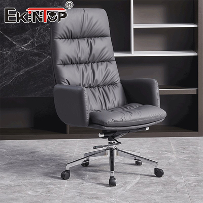 Harga Pabrik Set Furnitur Kursi Kulit Eksekutif Punggung Tinggi Kursi Ruang Istirahat