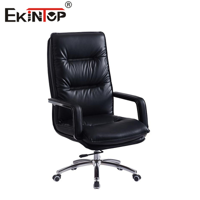 Kursi Kulit Tidur Empuk PU Ergonomis Eksekutif Punggung Tinggi Kursi Ruang Istirahat