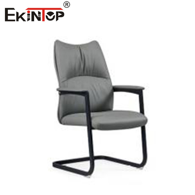 Sampel Gratis Kursi Ergonomis Kursi Kulit PU Tinggi Kursi Kantor Berkualitas Gaya Klasik