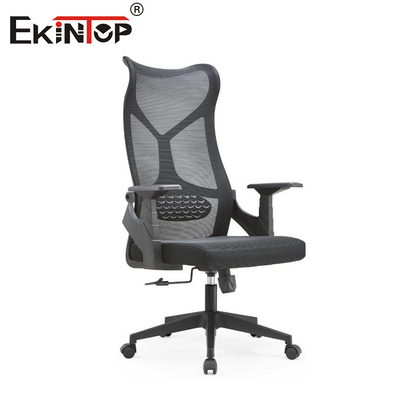 Furnitur Kantor punggung tinggi Eksekutif Ergonomis Mesh Kursi Kain Kursi kantor