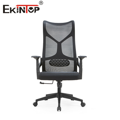 Furnitur Kantor punggung tinggi Eksekutif Ergonomis Mesh Kursi Kain Kursi kantor