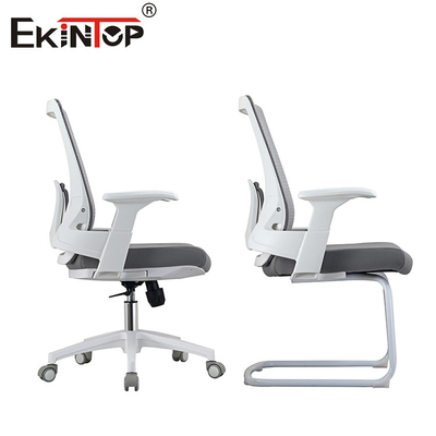 Furnitur Komersial 3D Armrest Swivel Mesh Executive Chair Disesuaikan