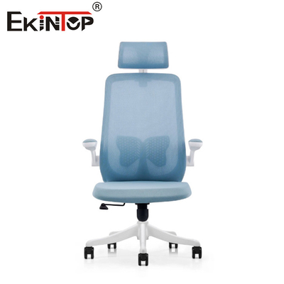 Kursi Putar Eksekutif Berputar Jaring Modern dengan Kursi Kantor Kain Fitur Angkat