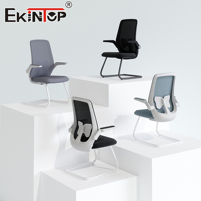 Furnitur Kursi Putar Kantor Eksekutif Ergonomis yang Dapat Disesuaikan Kursi Kantor Kain Kustom
