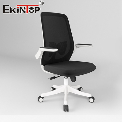 Perabot Kantor Desain Ergonomis Kursi Eksekutif Full Mesh Mid Back Kursi Kantor Kain