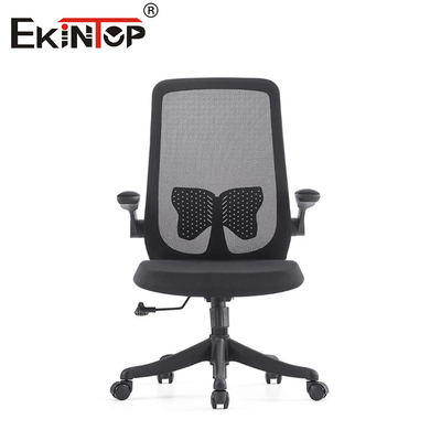 Kursi Kantor Swing sederhana nyaman Mesh Backrest Kain Kursi Kantor