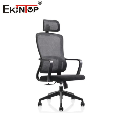 Ergonomis High Back Office Chair Kursi headrest disesuaikan Kursi kain