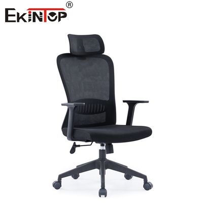 Furnitur Komersial Kursi Kantor Kain Putar Pekerjaan Kantor Belakang Tinggi Eksekutif Jaring Penuh