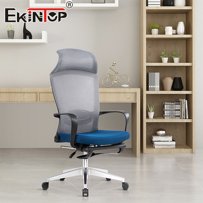 Furnitur Komersial Full Mesh High Back Office Chair Swivel Ergonomic Adjustable Armrest