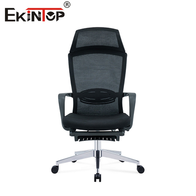 Kursi yang dapat disesuaikan Mesh Back Aluminium Base Produsen Kursi Kantor yang kokoh