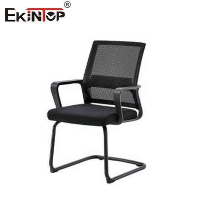 Furnitur Pengaturan Kerja Rolling Kain Ergonomis Kursi Kantor Kuat