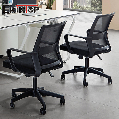 Kursi Jala Belakang Tengah Dapat Disesuaikan Ergonomis Modern Kursi Kantor Kokoh Putar Ergonomis