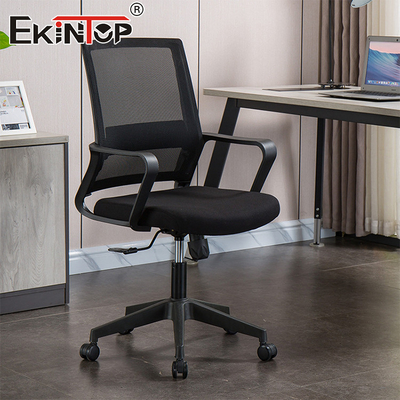 Kantor Kerja Ergonomis Headrest Adjustable Kursi Kantor Kuat