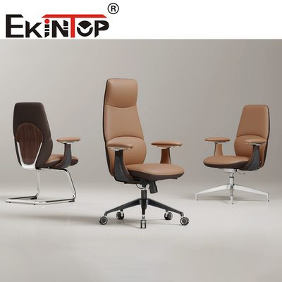 Kursi Komersial Eksekutif Ergonomis Multifungsi Kursi Klub Kulit