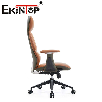 Kepala Perabot Kantor Ketua Manajer PU Kursi Kantor Berputar Kursi Ergonomis Kursi Klub Kulit