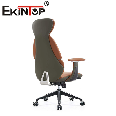 Kepala Perabot Kantor Ketua Manajer PU Kursi Kantor Berputar Kursi Ergonomis Kursi Klub Kulit