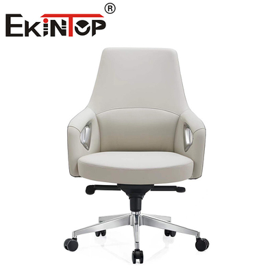 Executive Ergonomic Swivel Modern Manajer Kantor Kursi Kulit Klub Kursi