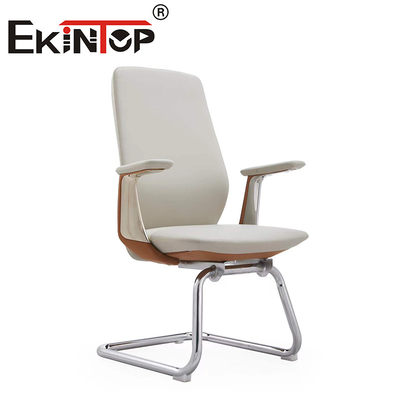 Furnitur Kantor Custom Ergonomis Kantor Kursi Komputer PU Armrest Kursi Klub Kulit