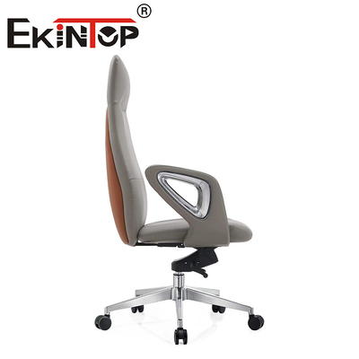 Pabrik Grosir Manajer Swivel Kulit PU Executive Chair Kulit Klub Kursi
