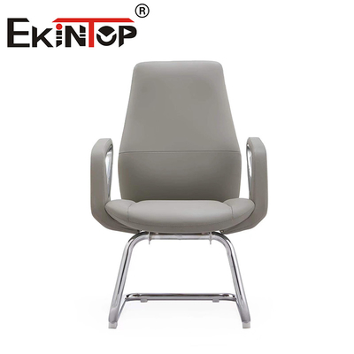 Furnitur Kantor Modern Bahan Kulit Sintetis Kursi Klub Kulit