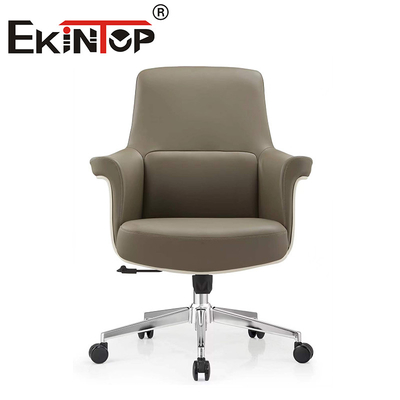 Kursi Eksekutif Kulit PU Komputer Ergonomis Kursi Kulit Vegan