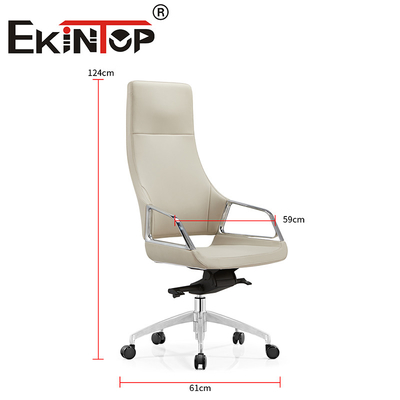 Luxury NEW Boss Swivel Revolving Manager Pu Executive Kantor Kursi Vegan Kulit Kursi