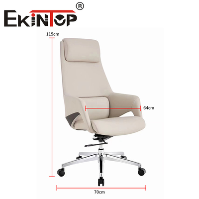 Kursi Kepala Eksekutif Ergonomis Kursi Kulit Vegan Modern Multifungsi